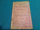 CODUL PEDAGOGILOR SAU QUINTESENȚA LOR * OPERĂ RESUMATIVĂ/ MATEI RADULESCU/1893