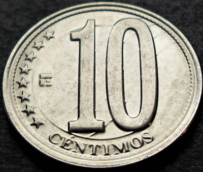 Moneda exotica 10 CENTIMOS - VENEZUELA, anul 2007 * cod 5231 foto