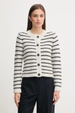 Pepe Jeans cardigan din bumbac culoarea gri, PL7000028