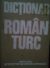 Grecu Mitica - Dictionar roman-turc foto