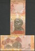 Venezuela 5 Bolivares 2007 UNC P-89a Bancnota Necirculata