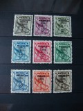 PIERRE ET MIQUELON 1942 MH 9V/10V SUPRATIPAR DUBLU