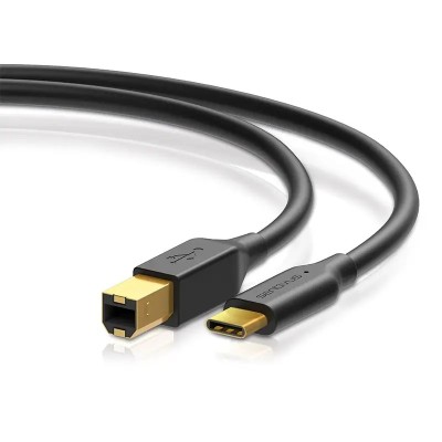 Cablu USB 2.0 SENTIVUS tata B -tata USB-C 1.5m SE-U202-100 foto