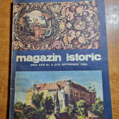 Revista Magazin Istoric - septembrie 1984