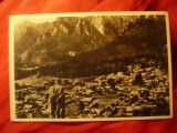 Ilustrata Vedere din Bucegi anii &#039;50, Necirculata, Fotografie