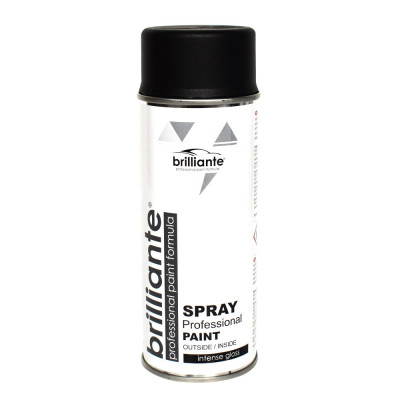 Spray Vopsea Brilliante, Negru Grafit Mat, 400ml foto