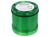 Semnalizator LED Verde 24V IP65 &Oslash;70mm