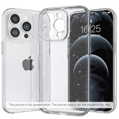 Husa pentru Google Pixel 9a - Techsuit SparkleSkin Series - Clear foto