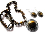 Set bijuterii cu ochi de tigru 52121