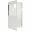 Husa Flip Carte Rock Excel S-View Samsung Galaxy Note 3, Alb