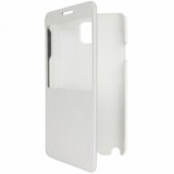 Husa Flip Carte Rock Excel S-View Samsung Galaxy Note 3, Alb