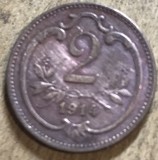 MNDSTR AUT22 Austro-Ungaria 2 hellar 1914