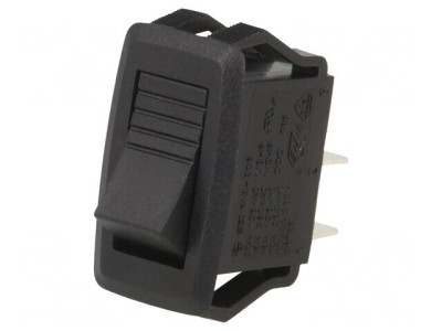 Rocker Switch ON-OFF 10A 24VDC Negru foto