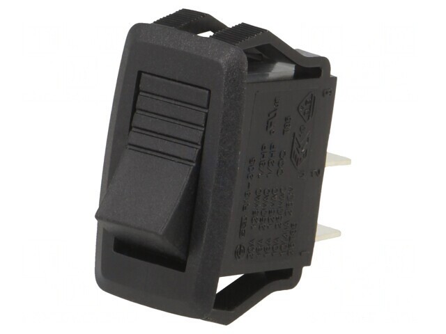 Rocker Switch ON-OFF 10A 24VDC Negru