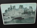 C.P.FRANTA -PARIS -L&#039;HOTEL DE VILLE-NECIRCULATA, Printata