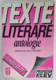 TEXTE LITERARE , ANTOLOGIE . comentarii de ION ROTARU , CLASELE II - IV , 1995
