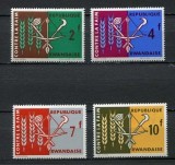 Rwanda 1963 - FAO, agricultura, serie neuzata