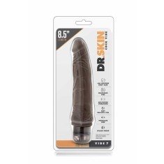 Vibrator Dr. Skin Cock Vibe 7 Chocolate 21.5x3.8 cm