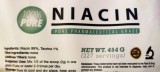 Niacina Vitamina B3 Flush, 454g, Imunitate, Energie, Sanatatea pielii