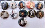 Insigne metalice Michael Jackson