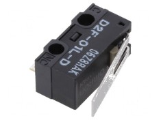 Micro&icirc;ntrerupător SNAP ACTION 1A/125VAC 0,1A/30VDC cu manetă