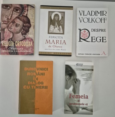 Religie Set opt volume Carti ortodoxe foto