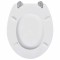 Capace WC, 2 buc., alb, MDF - 5