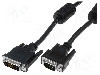 Cablu DVI - VGA, D-Sub 15pin HD mufa, DVI-I (24+5) mufa, 2m, negru, ASSMANN - AK-320300-020-S foto