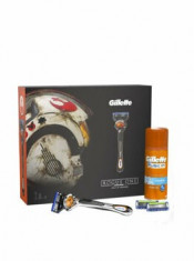 Set Gillette Proglide Flexball: Aparat de ras Flexball + 2 rezerve Proglide + Gel de ras Fusion, 75ml foto