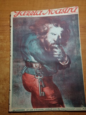 gazeta noastra 1930-centenar carol davilla,interv. veteran razboiul independenta foto