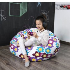 Fotoliu Bean Bag Depozitare Jucarii de Plus SPRING - XL foto
