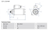 BOSCH 0 986 021 630 starter