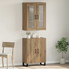 Bufet stejar artizanal 69.5 x 34 x 90 cm Lemn compozit
