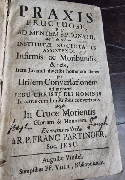 Franc. Partinger - Praxis Fructuose et Ad Mentem S. P. Ignatii