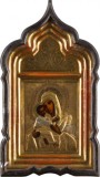 Maica Domnului cu Pruncul (Vladimirskaya), Icoana cu ferecatura, Rusia, Sfarsit de Secol XIX