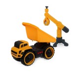 Basculanta de santier si macara, cu sunet si lumina, Galben, ATU-088272, Oem