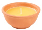 Lumanare repelenta Citronella in vas de teracota, 113 g, 50x110 mm