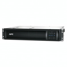 UPS APC &quot;Smart-UPS SMT&quot; Line Int. cu sinusoida pura cu management rack 750VA / 500W AVR IEC x 4 1 x baterie APCRBC123 display LCD back-up 11