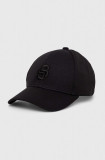 BOSS șapcă culoarea negru, cu imprimeu 50514038