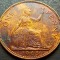 Moneda 1 PENNY - MAREA BRITANIE / ANGLIA, anul 1963 * cod 1910 - patina curcubeu