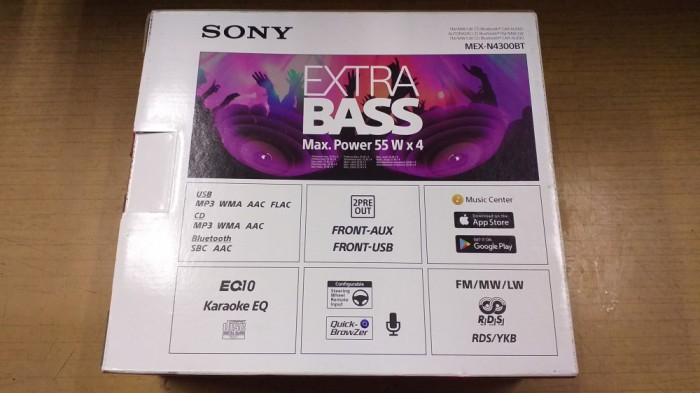 Radio CD Auto Sony MEX-N4300BT