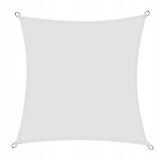 Cumpara ieftin Copertina Parasolar Patrata Gri 5x5m Springos, Protectie UV, Impermeabila, Gradina, Terasa, Balcon