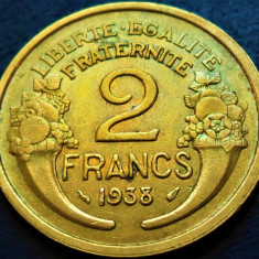 Moneda istorica 2 FRANCI - FRANTA, anul 1938 *cod 4824 = A.UNC