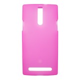 Husa silicon roz trandafiriu pentru Sony Xperia S (Nozomi LT26i, LT26a)