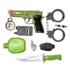 Set Luptă Jeda, 8 Piese, Multicolor, Cătușe și Arme cu Baterie, Oem