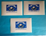 L.P.577/1964-NAVIGATIA COSMICA-SET DE 3 COLITE MNH