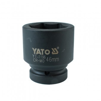 Cheie hexagonala tubulara de impact Yato YT-1196, prindere 1&amp;rdquo;, 46 mm foto