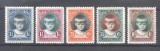 Luxembourg 1929 Child welfare Caritas Mi.213-217 MH M.109