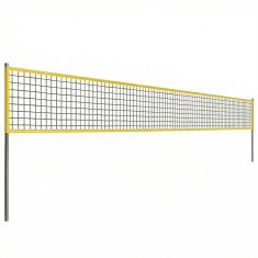 SPORTNOW Set plasă volei Portabil Set pentru volei cu st&acirc;lpi din oțel reglabili pe &icirc;nălțime Geantă de transport 950 x 100 x 248 cm Negru | Aosom Roman