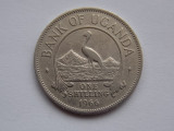 ONE SHILLING 1966 UGANDA, Africa